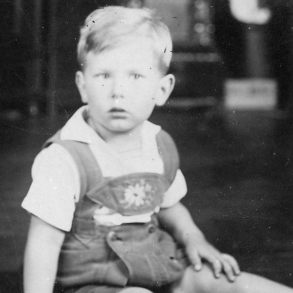Herbert W. Franke als Kind