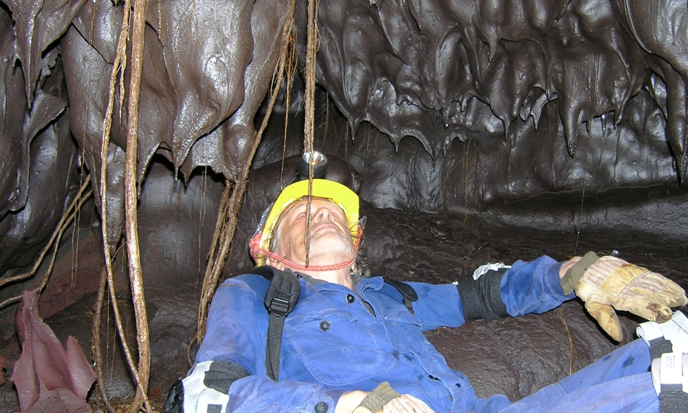 Franke in den Lavahöhlen von Big Island, Hawaii (2004)